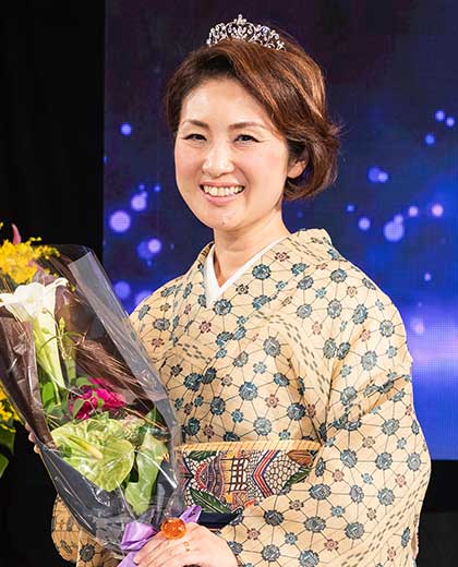 日本和装 きものブリリアンツ2020 沖縄部門 秋庭 総子さん